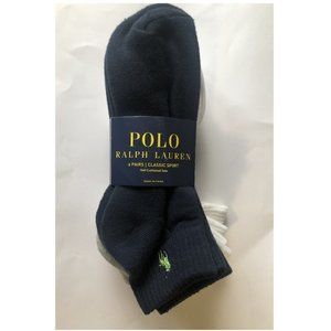 6 pairs of Polo Ralph Lauren Mens socks